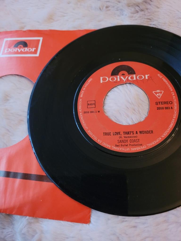 Sandy Coast - True Love That's a Wonder - Single, Gebruikt, 7 inch, Single, Ophalen of Verzenden