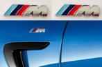Set 2x kleine emblemen 45x15mm mtech badges voor BMW vleugel, Verzenden