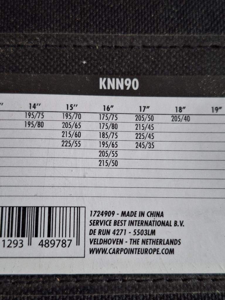 Sneeuwkettingen, Auto diversen, Sneeuwkettingen, Ophalen of Verzenden, Zo goed als nieuw