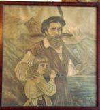 Litho krantartikel Willem Tell ., Antiek en Kunst, Ophalen of Verzenden