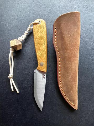 Brisa Necker 70 Scandi bushcraft mes + custom schede beschikbaar voor biedingen