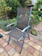 4 inklapbare tuinstoelen / kampeerstoelen, Tuin en Terras, Tuinstoelen, Ophalen, Gebruikt, Aluminium, Inklapbaar