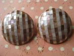 oorbellen vintage abalone, Verzenden, Zo goed als nieuw, Overige materialen