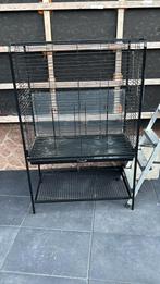 Zwarte vogelkooi, Dieren en Toebehoren, Kooi, 60 tot 90 cm, Minder dan 75 cm, Ophalen of Verzenden