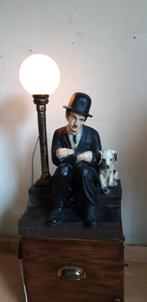 Vintage Charlie Chaplin lamp, Gebruikt, Ophalen