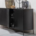 WOOOD Gravure Dressoir – 200 cm breed, Ophalen, Zo goed als nieuw, 25 tot 50 cm, Grenenhout