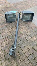 SBP bouwlampen., Gebruikt, Met statief, Ophalen of Verzenden, Lamp met armatuur