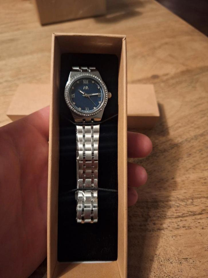 AVA Stockholm horloge - Nieuw in doos!, Sieraden, Tassen en Uiterlijk, Horloges | Dames, Nieuw, Polshorloge, Overige merken, Zilver
