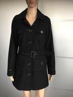 C815 Garcia maat S=36 wollen jas winterjas zwart wol mantel, Kleding | Dames, Jassen | Winter, Zwart, Ophalen of Verzenden, Zo goed als nieuw