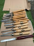 Houtsnijbeitels Set -professioneel gereedschap, Doe-het-zelf en Verbouw, Gereedschap | Handgereedschap, Ophalen of Verzenden, Gebruikt