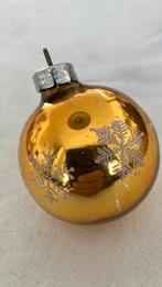 Vintage kerstbal, geel, Ophalen of Verzenden, Zo goed als nieuw