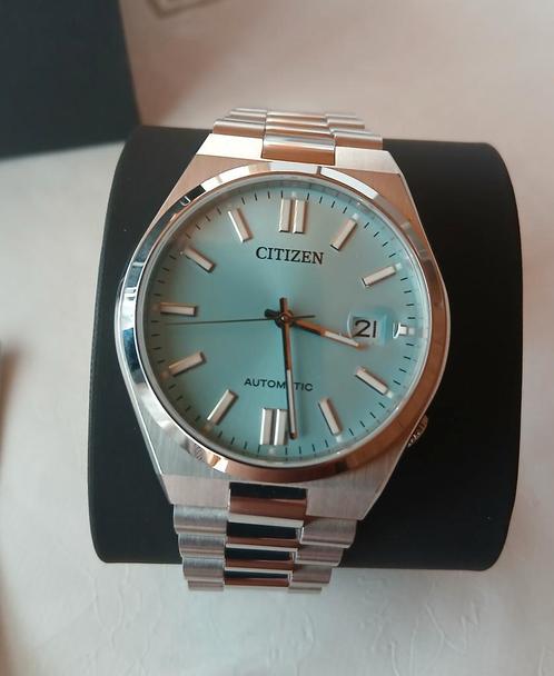 Citizen Tsuyosa tiffany's blue, Sieraden, Tassen en Uiterlijk, Horloges | Heren, Nieuw, Staal, Ophalen of Verzenden
