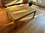 Stevige houten salontafel, Huis en Inrichting, Tafels | Salontafels, Ophalen, Gebruikt, 100 tot 150 cm, Eikenhout