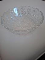 Kristallen ronde schaal, Ophalen of Verzenden