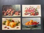Vintage Fruit Anzichtkaarten (2 Beschreven), Ophalen of Verzenden, Voor 1920, Gelopen, Overig Europa