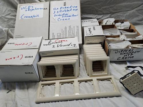 GIRA Schakelmateriaal Sytem 55 Wit / Creme, Doe-het-zelf en Verbouw, Elektra en Kabels, Zo goed als nieuw, Overige typen, Ophalen of Verzenden