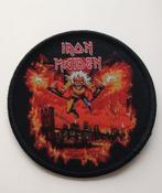 Iron Maiden flight of icarus Brooklyn ltd. dedition patch 27, Nieuw, Kleding, Verzenden