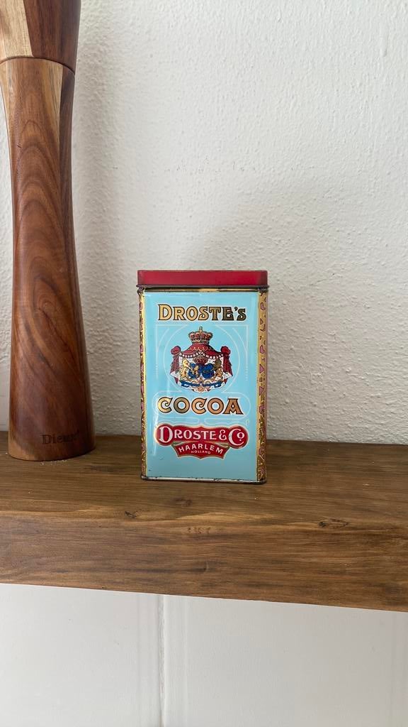 Droste bewaar blikje, Ophalen of Verzenden, Gebruikt, Overige, Droste