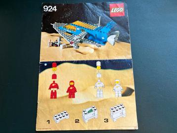 Lego classic space instructie boekje 924 beschikbaar voor biedingen