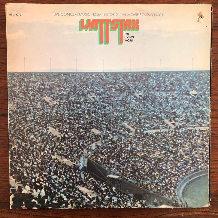Wattstax (dubbel) LP: The Living Word, Cd's en Dvd's, Vinyl | R&B en Soul, Gebruikt, Soul of Nu Soul, 1960 tot 1980, 12 inch, Ophalen of Verzenden