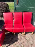 Eetkamer stoelen, Huis en Inrichting, Stoelen, Ophalen, Gebruikt, Rood, Vijf, Zes of meer stoelen