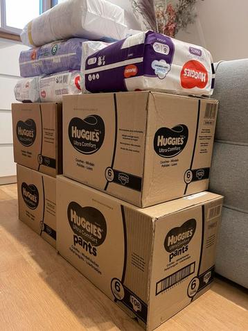 🌸 Nieuw! MEGA pakket Huggies 6 luiers 🌸 beschikbaar voor biedingen