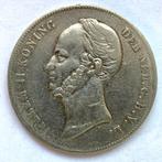 Nederland 2-1/2 gulden 1847 Willem II Rijksdaalder zilver, Ophalen of Verzenden, Zilver