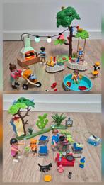 Playmobil 9272 + 5435 - Combi deal - tuinfeest en campeerset, Ophalen of Verzenden, Zo goed als nieuw, Overige typen