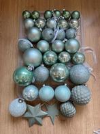Glazen kerstballen groen, Ophalen of Verzenden, Zo goed als nieuw