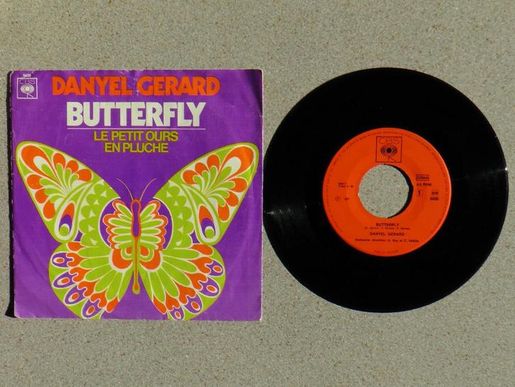 Danyel Gerard - Butterfly VINYL SINGLE, Cd's en Dvd's, Vinyl Singles, Gebruikt, Single, Pop, 7 inch, Ophalen of Verzenden