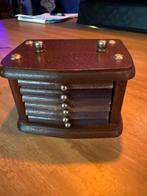 Vintage Onderzetters Set van 6, Ophalen, Gebruikt, Glas of Kopje