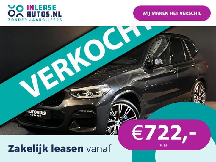 BMW X3 XDrive30e High Executive Edition M Performance stoele, Auto's, BMW, Bedrijf, Lease, Financial lease, X3, 360° camera, 4x4