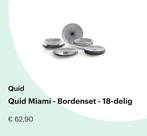Quid Miami - Bordenset - 17-delig, Huis en Inrichting, Ophalen of Verzenden, Zo goed als nieuw, Bord(en), Overige stijlen