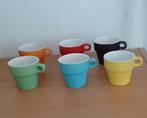 6 PT Espresso Kopjes - Vrolijke Kleuren, Gebruikt, Ophalen of Verzenden, Effen, Kop(pen) en/of Schotel(s)