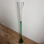 Hoge glazen vaas 120 cm hoog, Ophalen of Verzenden, Zo goed als nieuw, Glas, 75 cm of meer