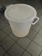 Kunststof kuip / emmer / ton met deksel / vat, Ophalen, Zo goed als nieuw, Kunststof, Met deksel