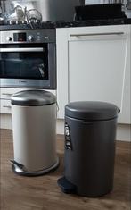 2 x pedaalemmers softclose 5 liter waaronder Brabantia, Huis en Inrichting, Woonaccessoires | Prullenbakken, Ophalen