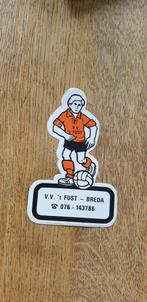 Sticker voetbal vereniging VV t Fust Breda, Ophalen of Verzenden, Zo goed als nieuw