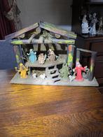 Kerststal met speeldoosje, Diversen, Kerst, Ophalen of Verzenden, Gebruikt