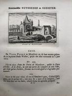 203 / Montfoort de Poort Kopergravure 1732, Antiek en Kunst, Ophalen of Verzenden