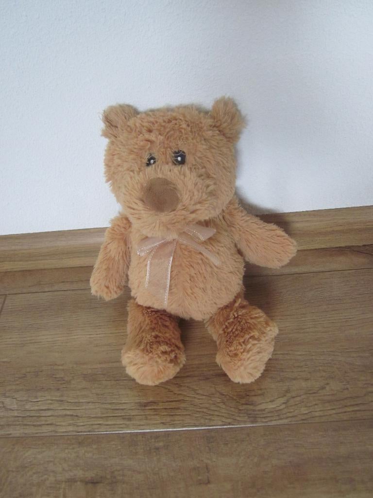 Blokker bruin ruwharig zacht pluche beer knuffel onbespeeld, Ophalen of Verzenden, Nieuw, Beer