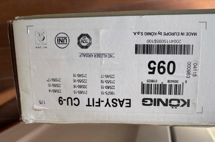 Konig CU-9 EasyFit 095, nieuwe sneeuwkettingen, Auto diversen, Sneeuwkettingen, Nieuw, Ophalen