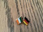 Vierdaagse Nijmegen pin,twee vlaggen Duitsland Ierland?, Ophalen of Verzenden