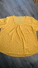 Hema - leuk geel shirt XL, Geel, Maat 46/48 (XL) of groter, Ophalen of Verzenden, Zo goed als nieuw