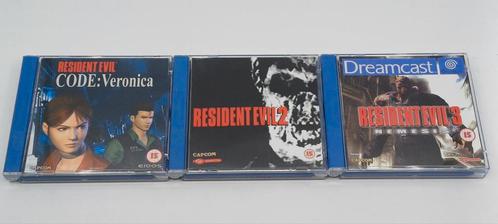 Resident Evil: Code Veronica, 2 & 3 - Sega Dreamcast, Spelcomputers en Games, Games | Sega, Gebruikt, Saturn of Dreamcast, Overige genres
