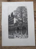 Pentekening J.H. Kruger 1980- Herengracht, Ophalen