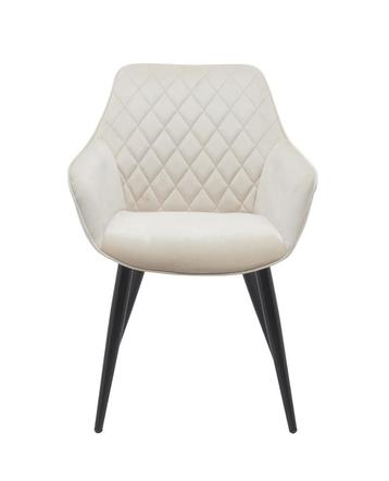 Restpartij Comfortabele Velourse Stoelen – Ivoor Wit | Op-Op beschikbaar voor biedingen