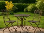 Tuinset - Frans Bistro set Bruin, Ophalen of Verzenden
