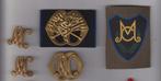 lot Mobiele Colonnes, Verzamelen, Militaria | Algemeen, Ophalen of Verzenden, Landmacht, Nederland, Embleem of Badge