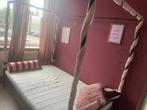 Bunk Hemelbed 120x200cm - Zo Goed Als Nieuw!, Ophalen, Zwart, Zo goed als nieuw, Twijfelaar